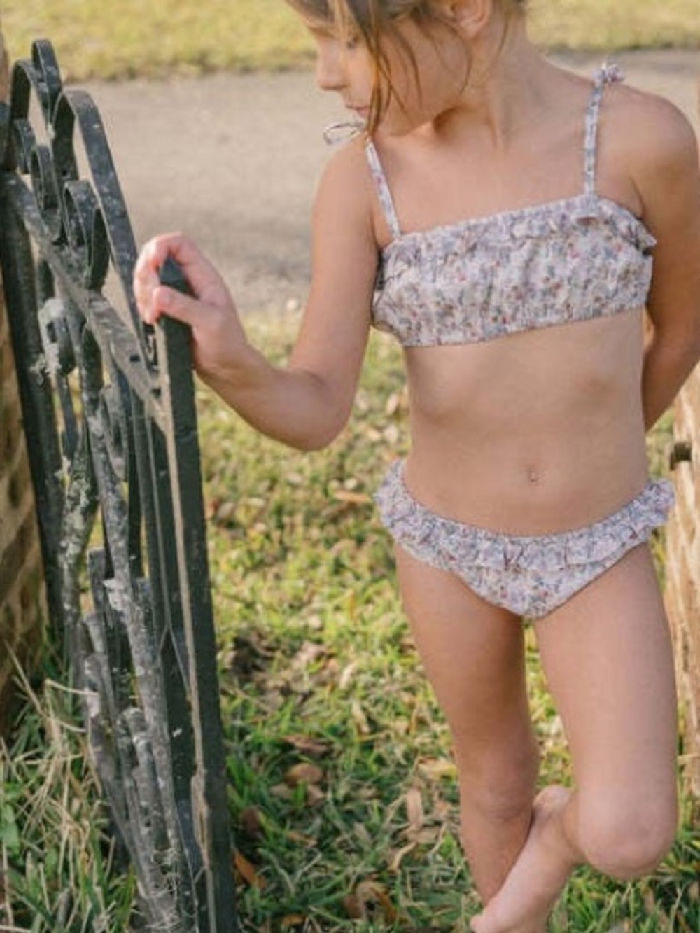 Minnow Floral Ruffle Bikini Set